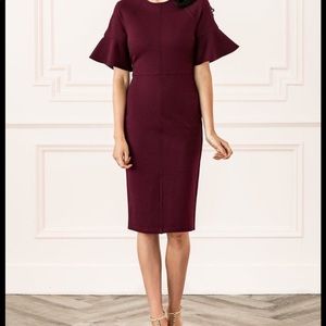 Rachel Parcell Monaco Dress Wine